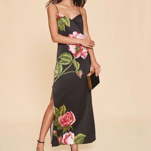 LPA Dress 284 in Black Rose - Size XS